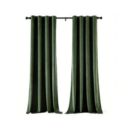 Velvet Blackout Curtain Panel Pair
