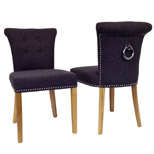 Georgia 48cm H Tufted Polyester Blend Upholstered Side Chair