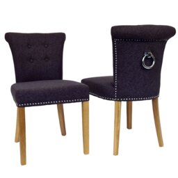 Georgia 48cm H Tufted Polyester Blend Upholstered Side Chair