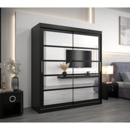 Arleni 2 Door Manufactured Wood Wardrobe