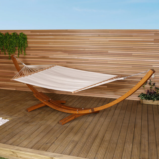 Free Standing Double Hammock with Stand