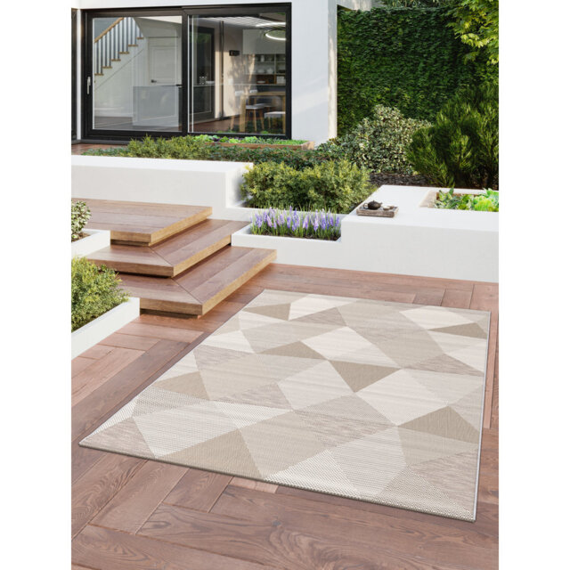 Whittier Geometric Indoor / Outdoor Area Rug