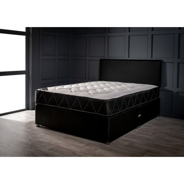 Asia Upholstered Bed with Mattress