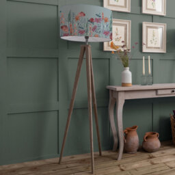 Florabunda 158cm Brown Tripod Floor Lamp