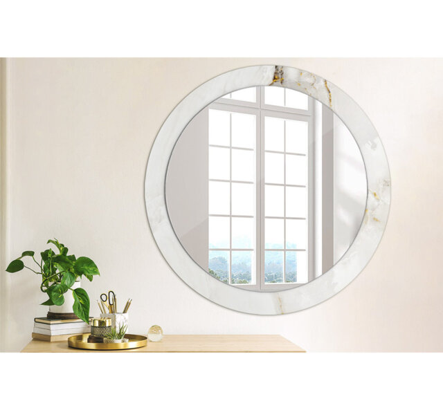 Huldar Glass Flat Wall Mirror