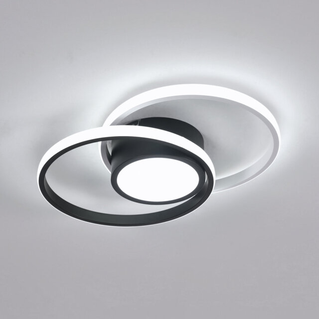 Modern Double Round 40CM LED Flush Mount Ceiling Light