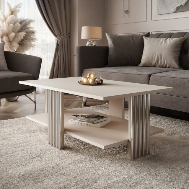 Four Leg Coffee Table with Storage