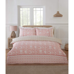ELEANOR Polyester Floral Duvet Cover Set with Pillowcases