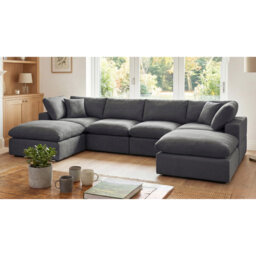 Sahian U-Shaped Modular Corner Sofa