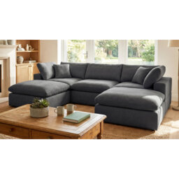 Sahian U-Shaped Modular Corner Sofa