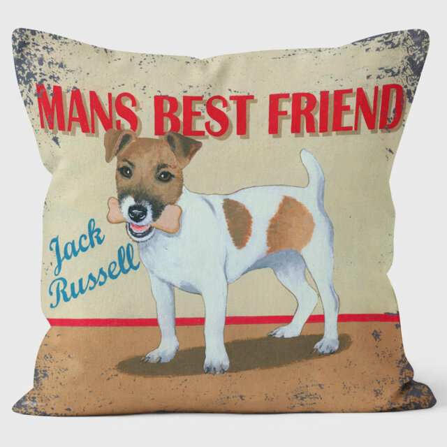 Jack Russell - Martin Wiscombe - Art Print Cushion