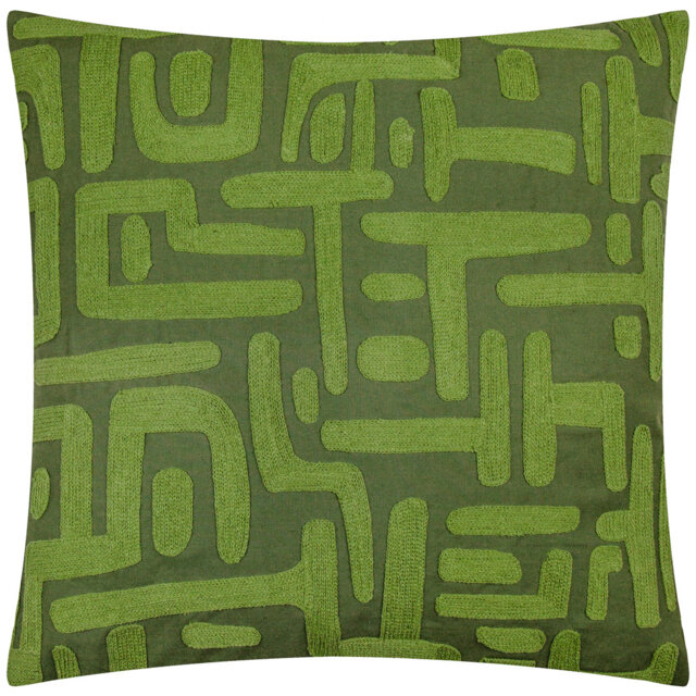 Brooke Polyester Cushion Abstract Square Cushion
