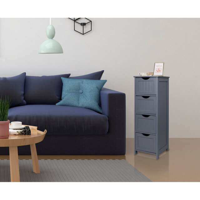 Eldersburg 30Cm W x 81Cm H x 30Cm D Free-Standing Bathroom Shelves
