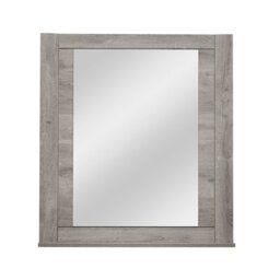 Heinz Wood Flat Wall Mirror