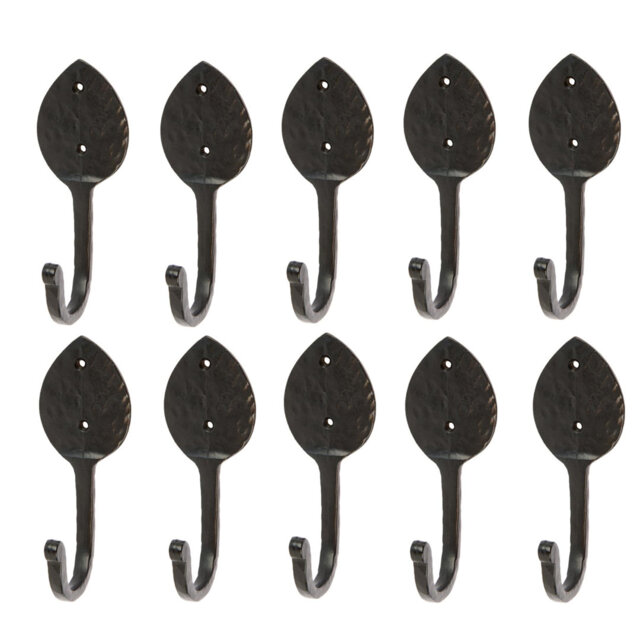Hammer & Tongs - Arrowhead Coat Hook - W55mm x H140mm - Black