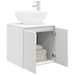 Single Bathroom Vanity with Ceramic Basin