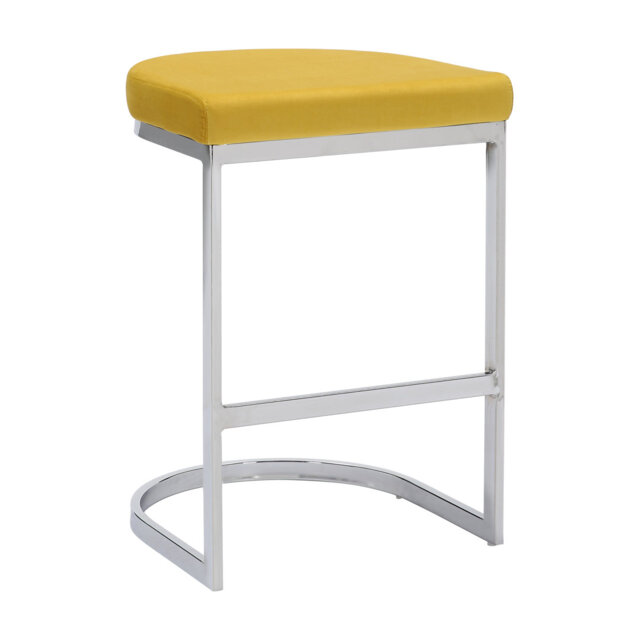 Lamboro Bar Stools Upholstered Counter Stool with Metal Frame