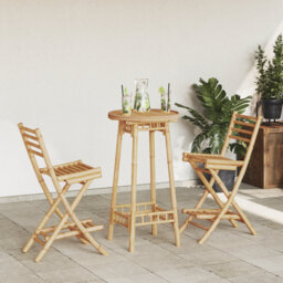 55cm Solid Wood Bar Set