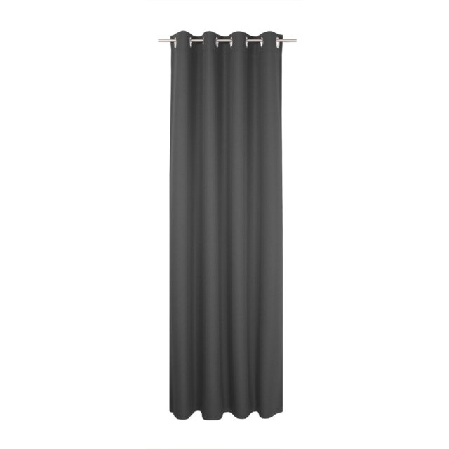 Kyrstan Synthetic Eyelet Single Curtain Panel, blackout