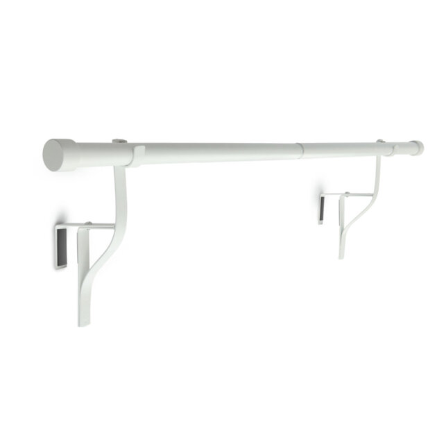 Glenmoral Stainless Steel Adjustable 70cm to 120cm 2cm Single Pole