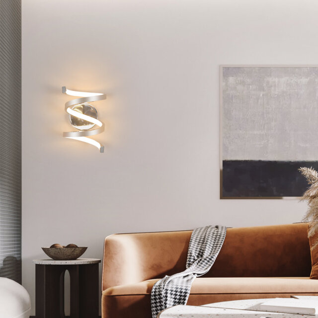 Spiral Warm Light Modern Wall Sconce
