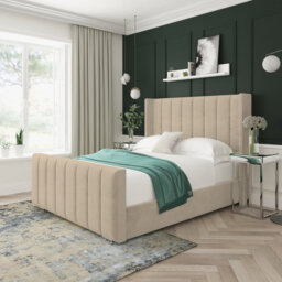Naples Velvet Upholstered Bed Frame