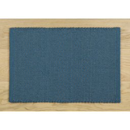 Handwoven Wool Ocean Blue Rug
