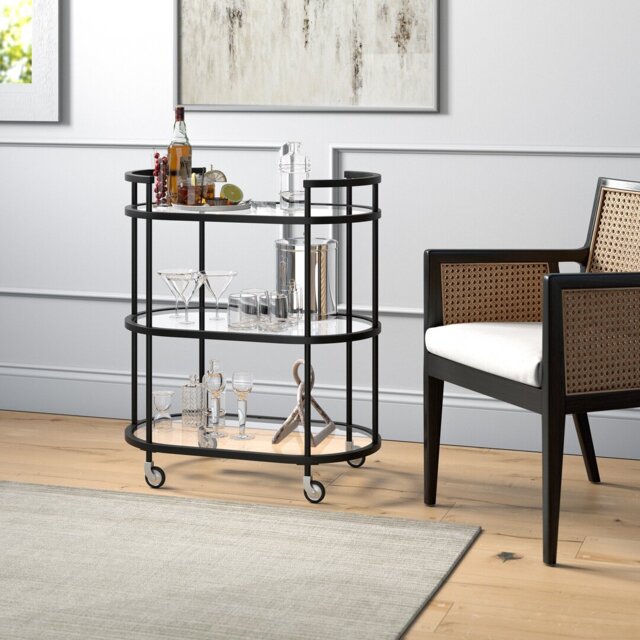 Steel Bar Cart