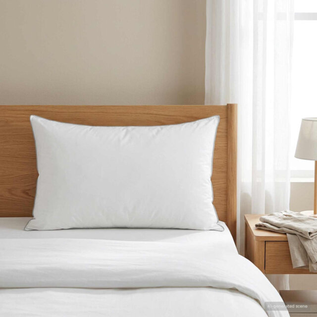 Pillow White Australian Wool Bedding Bedroom Sleep Comfort All Seasons