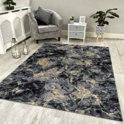Marble Area Rug Ochre