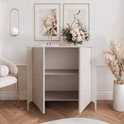 LORIEN 103 cm two-door chest of drawers