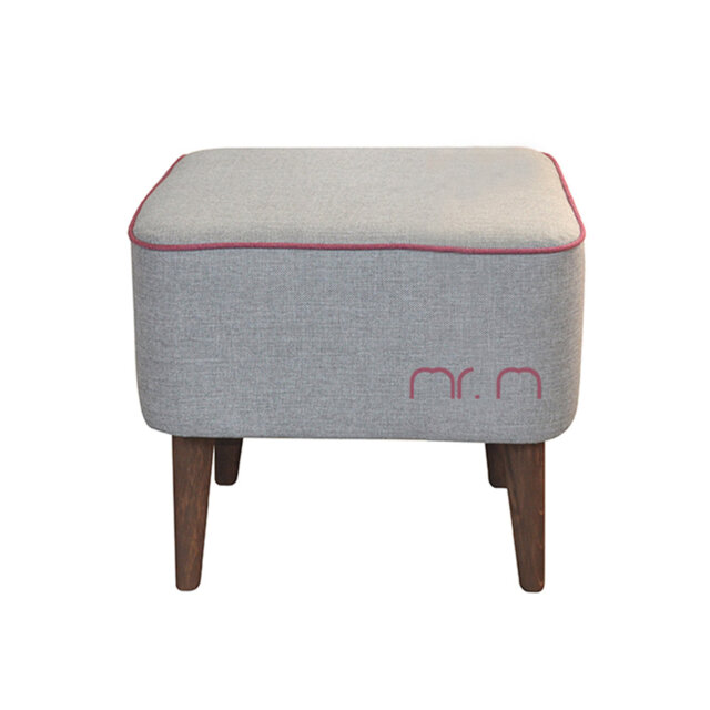 Mr.M 40cm Wide Square Footstool Ottoman