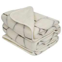 No Pattern Quilted Bedspread