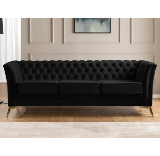 Whitby 3 - Piece Velvet Living Room Set