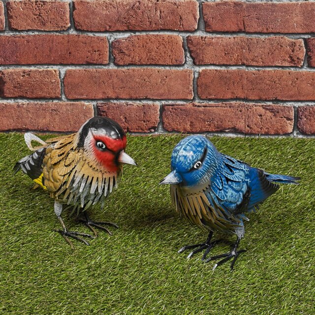 Fulham Animals Weather Resistant UV Resistant Metal Garden Statue