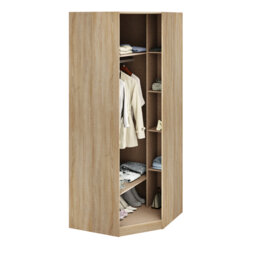 Gillian 1 Door Manufactured Wood Wardrobe