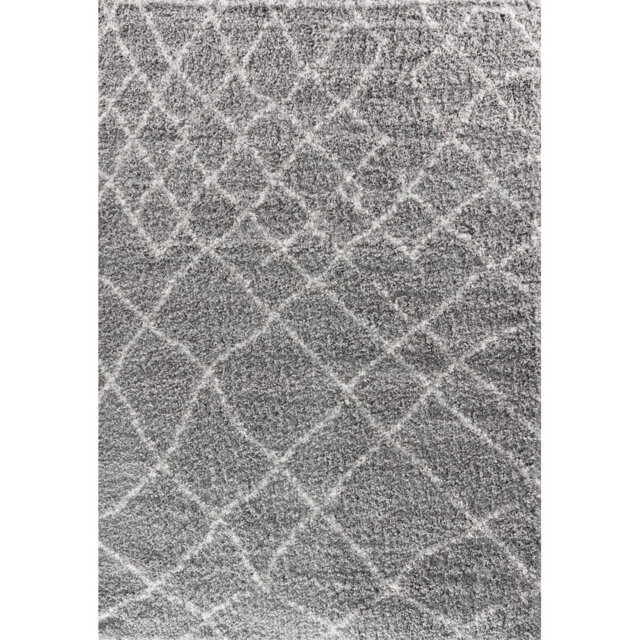 Thorp Shaggy Grey Indoor/Outdoor Rug