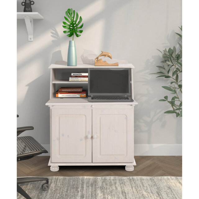 Piechota Solid Wood Base Secretary Desk