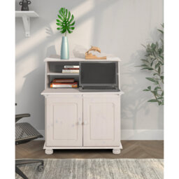 Piechota Solid Wood Base Secretary Desk