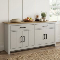 Limestone 4 Door 2 Drawer Multifunctional Sideboard