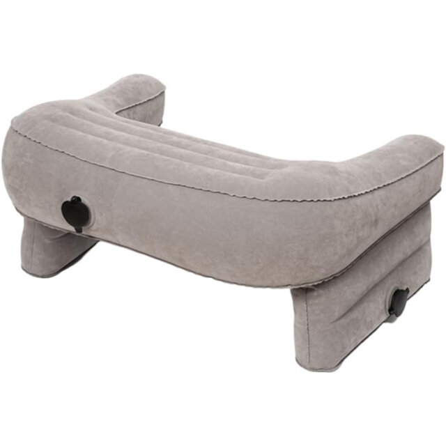 Caeley Inflatable Travel Pillow For Desk & Airplane Naps - Ergonomic Table Pillow With Quick, Compact & Portable - Ideal For Flights, Road Trips, Offi