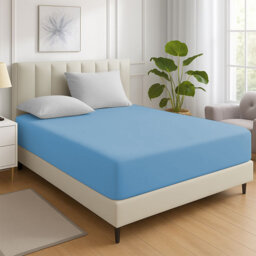 200 Thread Count Microfiber Deep Fitted Bed Sheet – 25cm Pocket