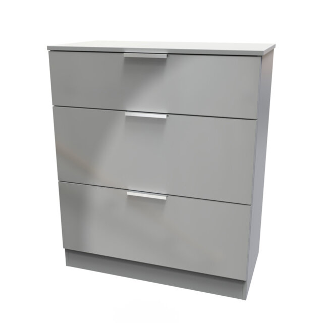 Fully Assembled Lemeiux 3 - Drawer Chest of Drawers