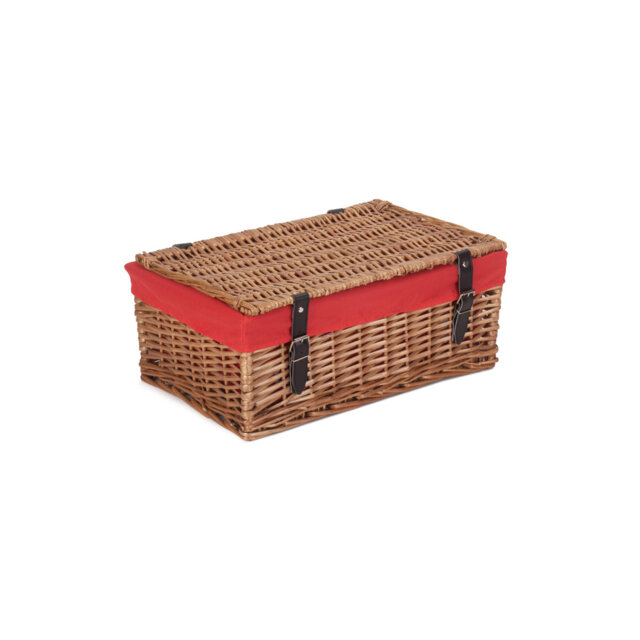 "Wicker 18"" Packaging Hamper Basket with Lining"