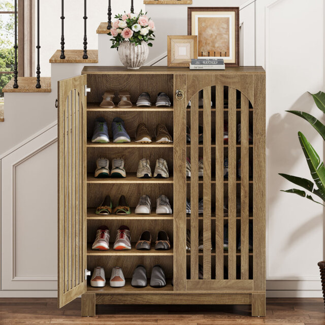 30 Pair Shoe Storage Cabinet