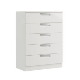 Malvern 77cm W 5 - Drawer Chest of Drawers