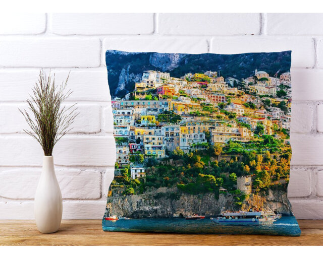 Lavanya Positano, Amalfi Coast Scatter Cushion with Filling