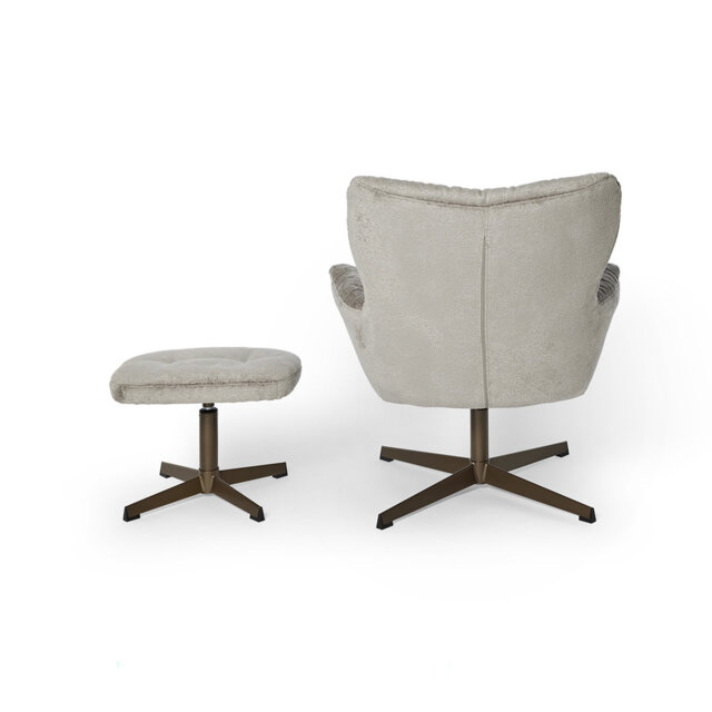 Upholstered Swivel Accent Chair