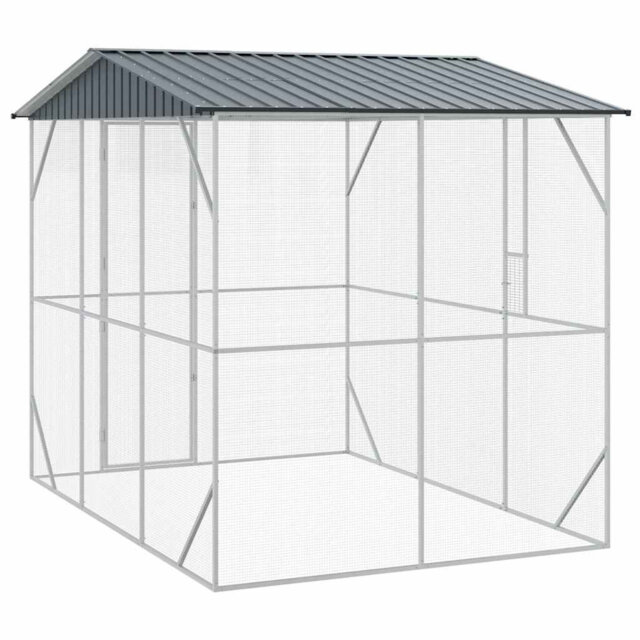 247cm Steel Floor Bird Cage
