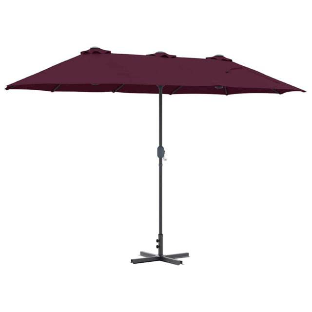 Garden Parasol Polyester and Aluminium Outdoor Shade UV Sun Protection